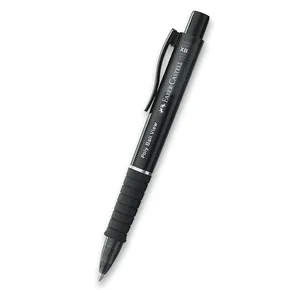 Kuličkové pero Faber-Castell Poly Ball View XB,černá